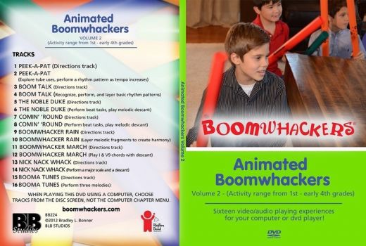 Animated Boomwhackers Volume 2 DVD