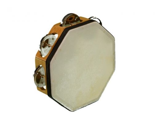 Rhythm Band Bamboo 6" Tambourine - Eco-Friendly Instrument for the Modern Musician
