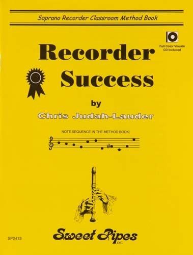 Recorder Success Book/CD by Sweet Pipes