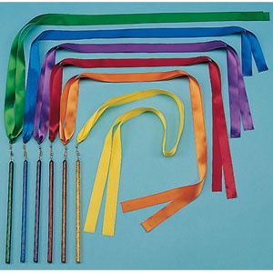 36" Ribbon Wands, Set Of 6 - Rhythm Band