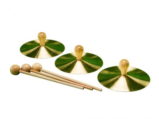 Solid Brass Cymbal with Mallet - Rhythm Band