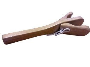 Rhythm Band Bamboo Handle Castanet - Eco-Friendly Instrument for Music Lovers