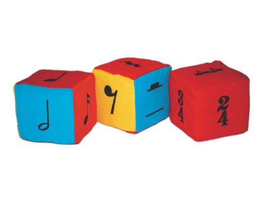 Note Knacks Plush Dice by Kristin Pugliese - Rhythm Band