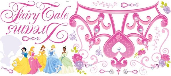 Disney Princess Crown Giant Wall Decals
