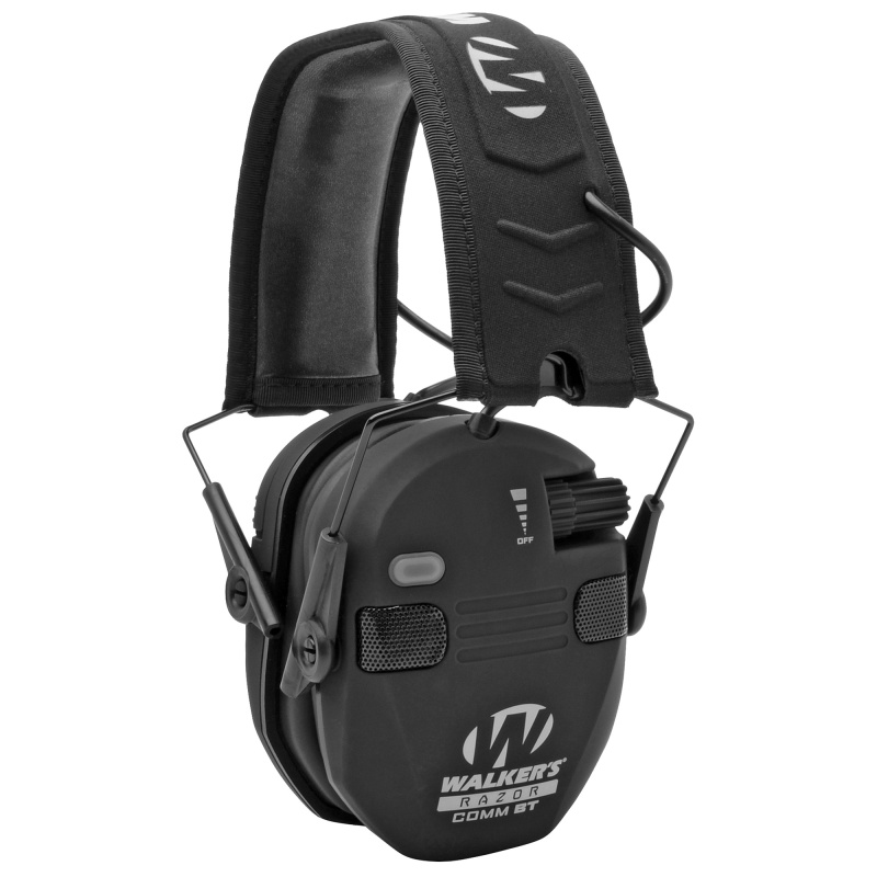 Walker's, Razor, Electronic Earmuff, Bluetooth, Black, 1 Pair, Nrr 22+