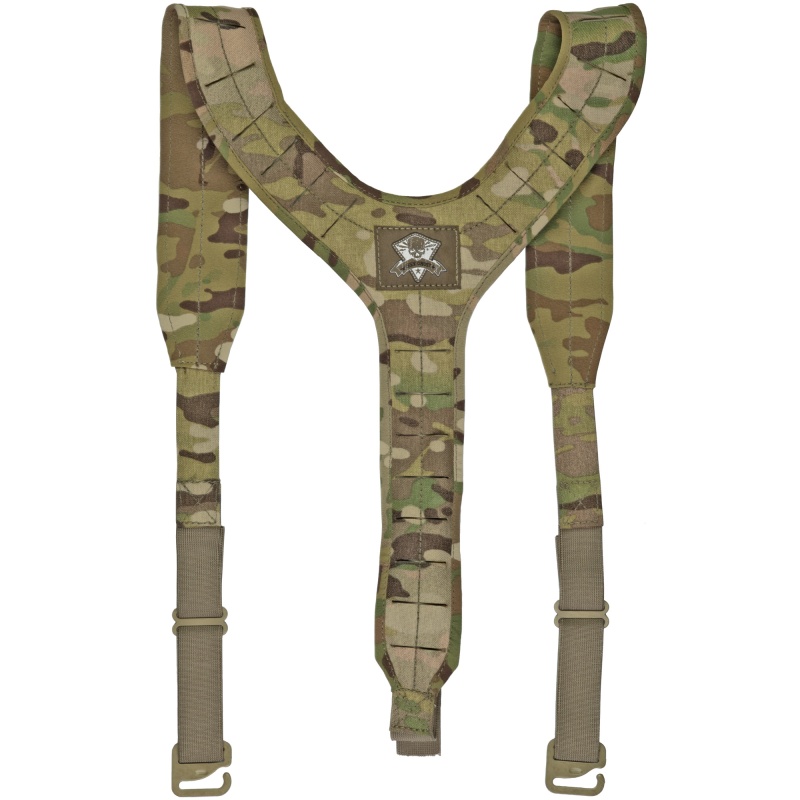 Grey Ghost Gear, Ugf 3 Point Suspenders, Harness, For Ugf Battle Belt, Multicam