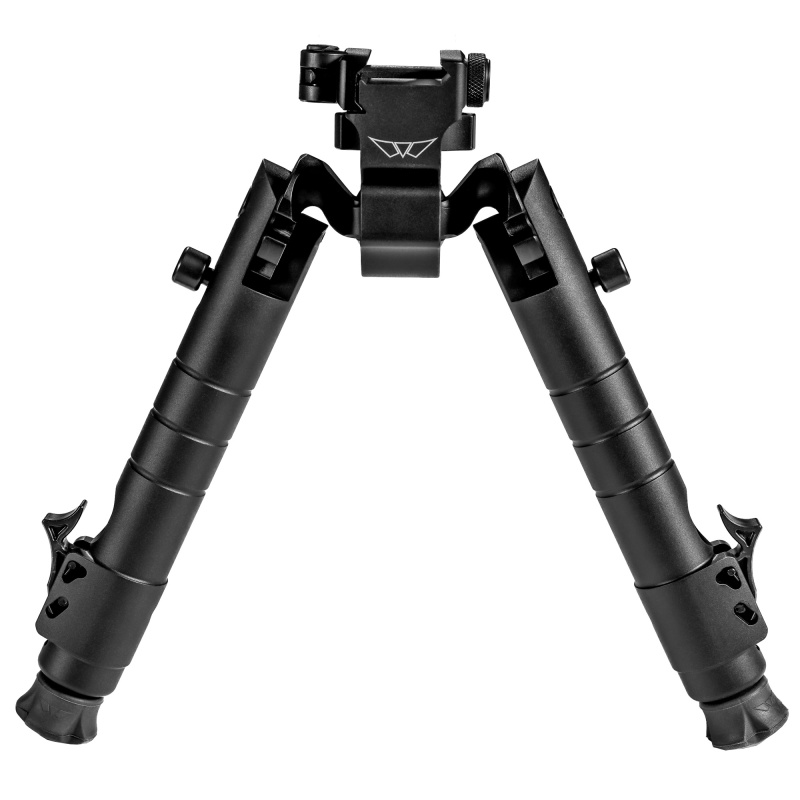 Warne, Skyline Precision Bipod, Black Finish, Fits Picatinny Or Weaver Rail, 5 Position Leg Rotation, 6.9"-9.1"