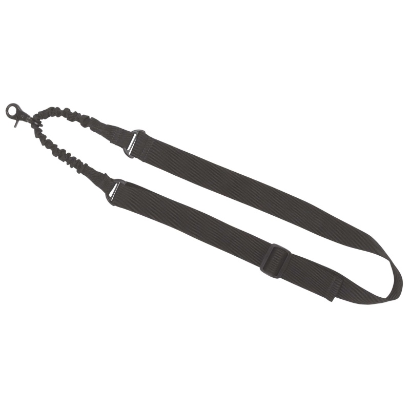 Allen Company, Tac-Six Citadel Solo Sling, 1.5" Web Construction, Metal Scissor-Type Attachment Hook, Black