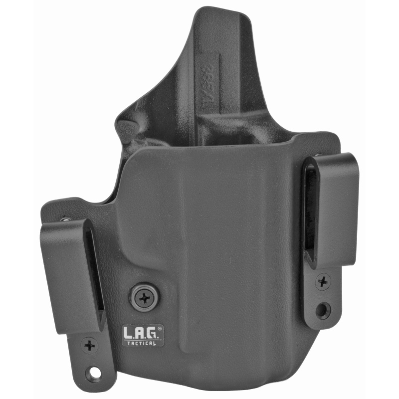 L.A.G. Tactical, Inc., Defender Series, Owb/Iwb Holster, Fits Sig P365xl, Kydex, Right Hand, Black Finish