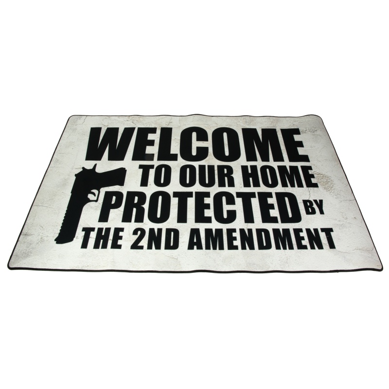 Tekmat, Door Mat, 2Nd Amendment, Black, 25"X42"