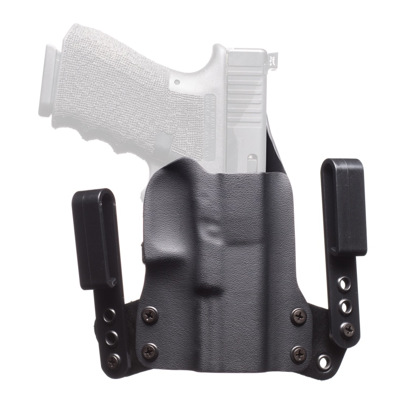 Blackpoint Tactical, Mini Wing Iwb Holster, Fits Glock 19/23/32, Right Hand, Black Kydex, 15 Degree Cant