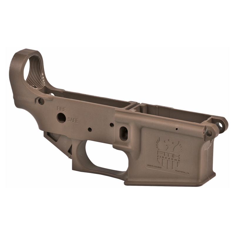 Fmk Firearms, Ar-1 Lower, Ar-15, Stripped, Polymer Receiver, Burnt Bronze Color