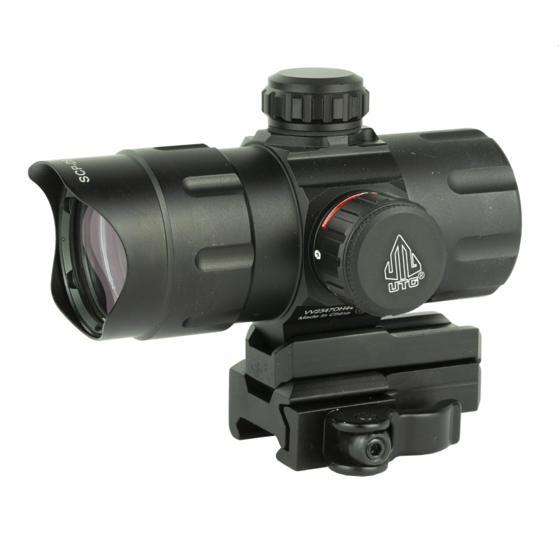 Leapers, Inc. - Utg, Instant Target Aiming Sight, 4.2", Red/Green Cqb Dot, With Quick Disconnect Mount, Black