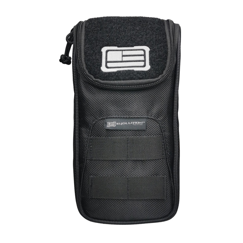 Evolution Outdoor, Tactical 1680 Series, Tactical Accessory Pouch, Black Color, 1680 Denier Polyester, Molle Compatible