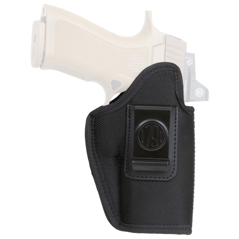 1791 Gunleather, Premium Nylon, Inside Waistband Holster, Size 5, Matte Finish, Nylon Construction, Black, Right Hand