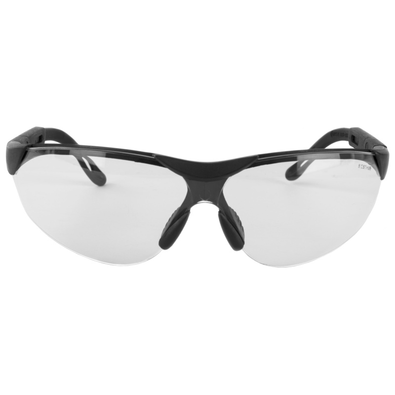Walker's, Elite, Shooting Glasses, 5 Position Adjustment, Polycarbonate Lenses, Clear, One Pair