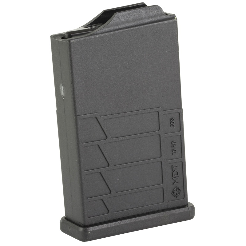 Mdt, Magazine, Polymer Gen 2, 308 Winchester/6.5 Creedmoor, 10 Rounds, Black, Fits Short Action Aics Pattern