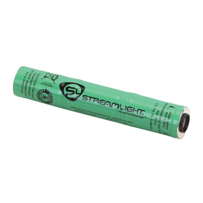 Streamlight, Battery Stick, Fits Stinger, Nickel Metal Hydride Battery, Black