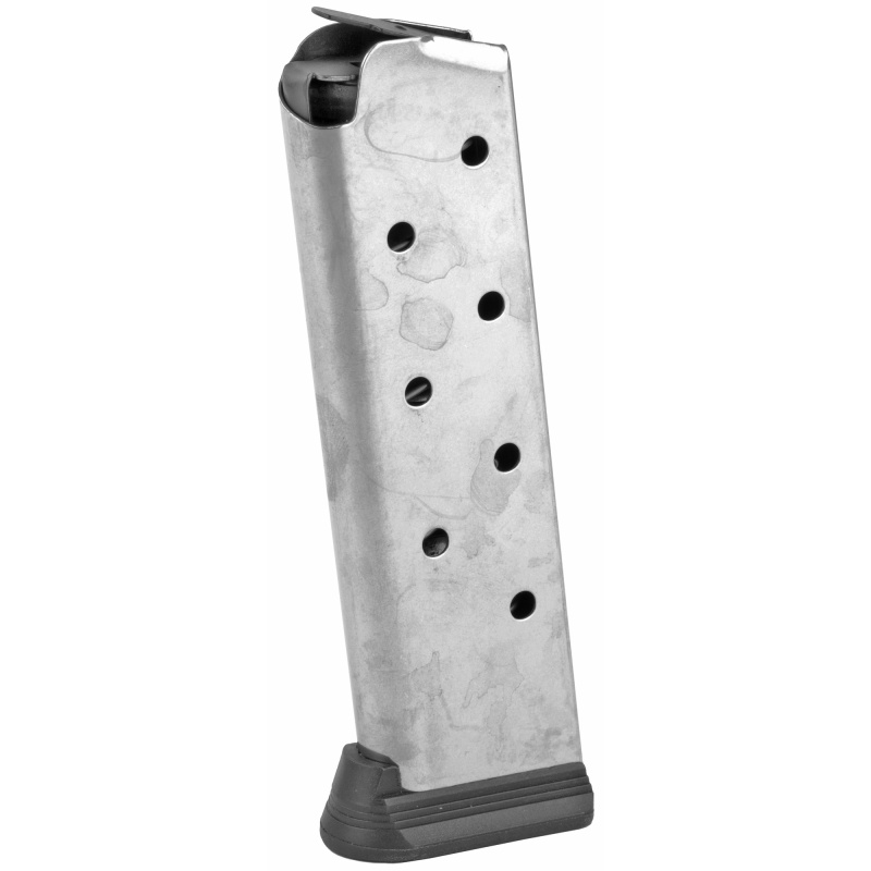 Ed Brown, Magazine, 45Acp, 8 Rounds, Fits 1911, Includes Base Pad, Stainless, Silver