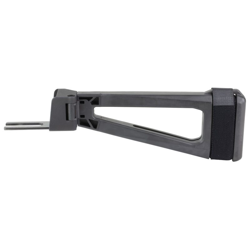 Sb Tactical, Aktf, Side Folding Stabilizing Brace, Fits Ak, Black, Includes Ak Adapter, Adjustable Nylon Strap