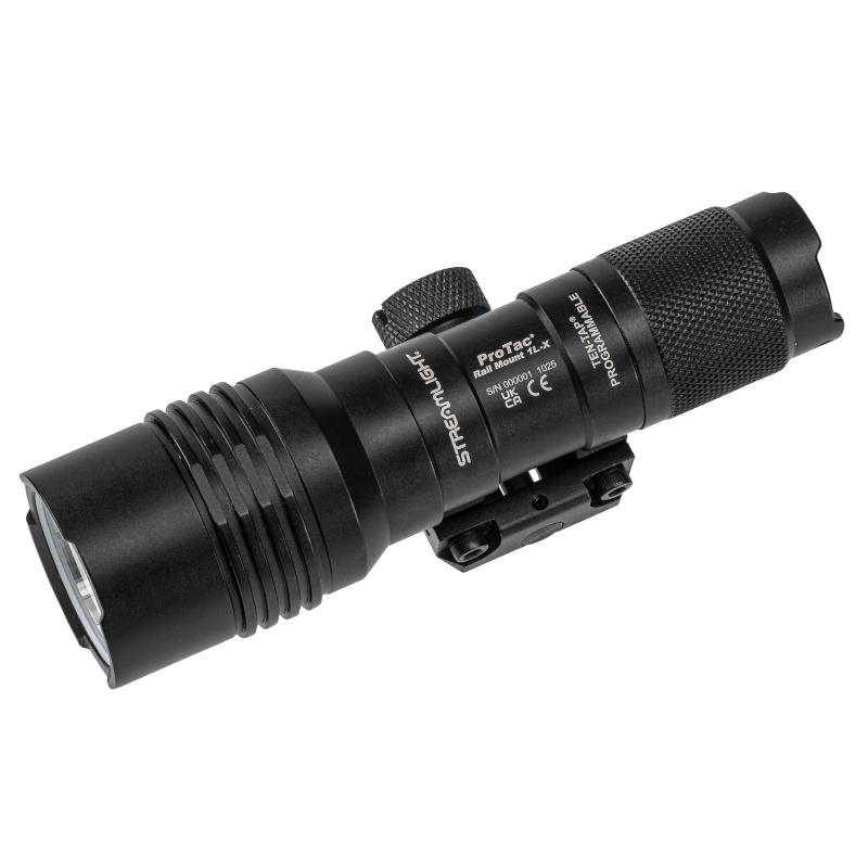 Streamlight, Protac Rail Mount 1L-X Usb, Compact Multi-Fuel Weapon-Mounted Tactical Light, Fits 1913 Picatinny Rail, Anodized Finish, Black, 850 Lumens And 30,000 Candela, Includes Tailcap Switch, Mounting Hardware, M-Lok Mount, (1)-Sl-B9 Rechargeable Battery Pack, And (1)-Usb Cord