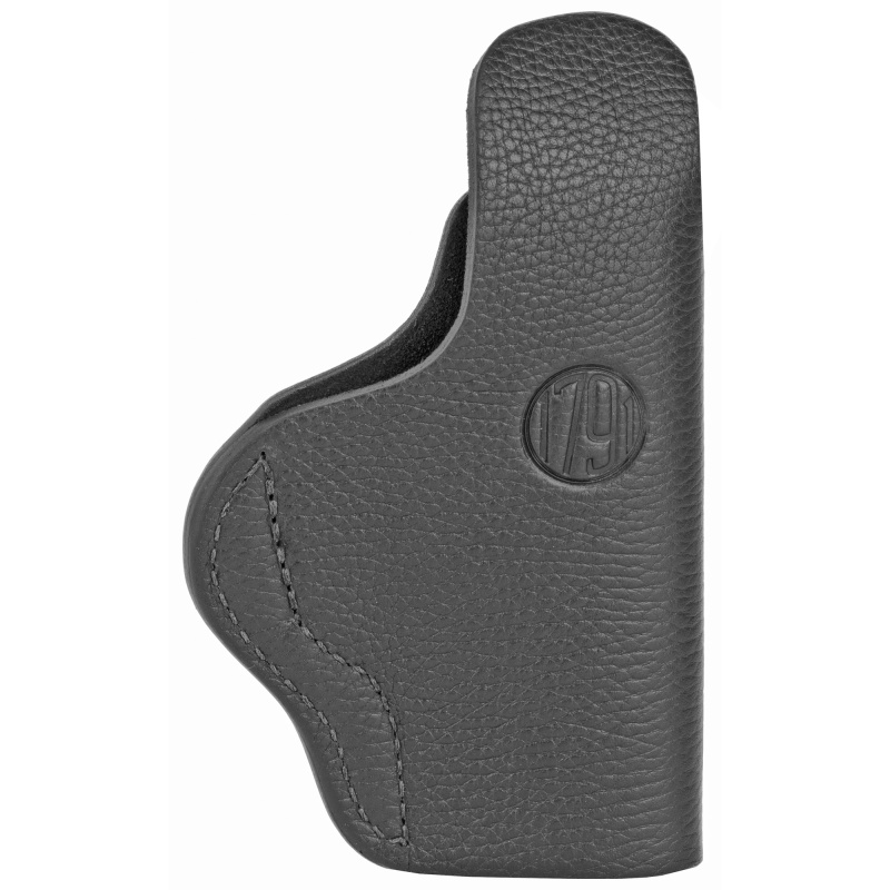 1791 Gunleather, Smooth Concealment Holster, Leather Inside Waistband Holster, Left Hand, Night Sky Black, Fits Glock 17 19 22 23 & S&W Mp40/Mp9/Shield, Size 4