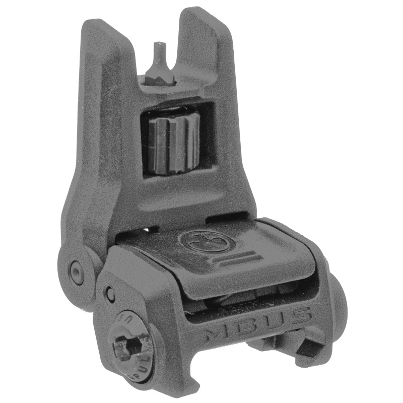 Magpul Industries, Mbus 3 Back-Up Front Sight, Tool-Less Elevation Adjustment Similar To Mbus Pro, Ambidextrous Push-Button Deployment, Fits Picatinny Rails, Flip Up, Black