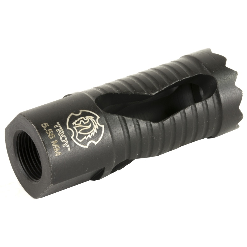 Troy Industries, Medieval Muzzle Brake, 5.56 Nato, 1/2X28, Fits Ar Rifles, Black Finish