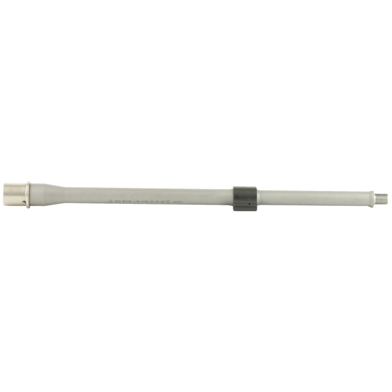 Ballistic Advantage, Premium Stainless Steel Barrel, Hanson Profile, 223 Wylde, 16" Barrel, 1/2X28 Thread Pitch, Fits Ar15, Bead Blasted Finish, Silver, 1:8" Twist Rate, Mid-Length Gas System, Includes Low-Profile Gas Block
