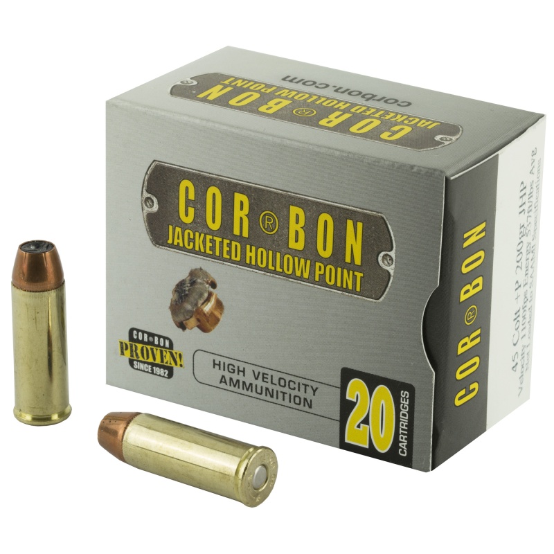 CORBON 45 Colt 200 Grain Jacketed Hollow Point Ammunition