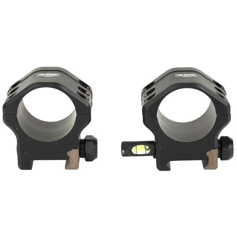 Christensen Arms, Tactical, 30Mm Scope Rings, Medium Height, Black, Anodized