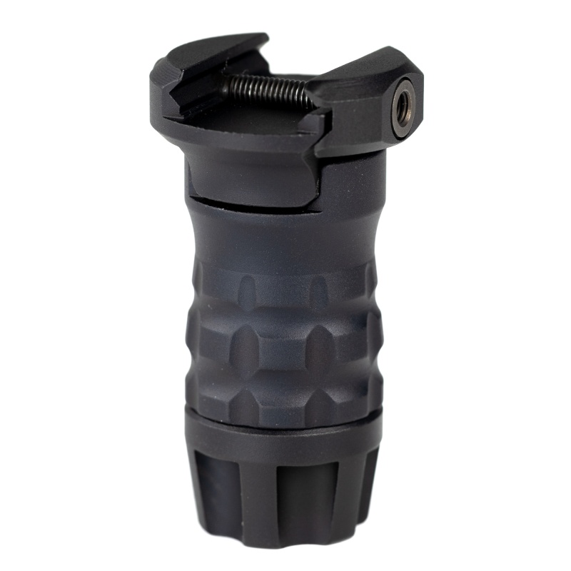 Samson Manufacturing Corp., Vertical Forend Grip, Fits Picatinny Rail, Matte Finish, Black, 2.125" Long, Grenade Texture