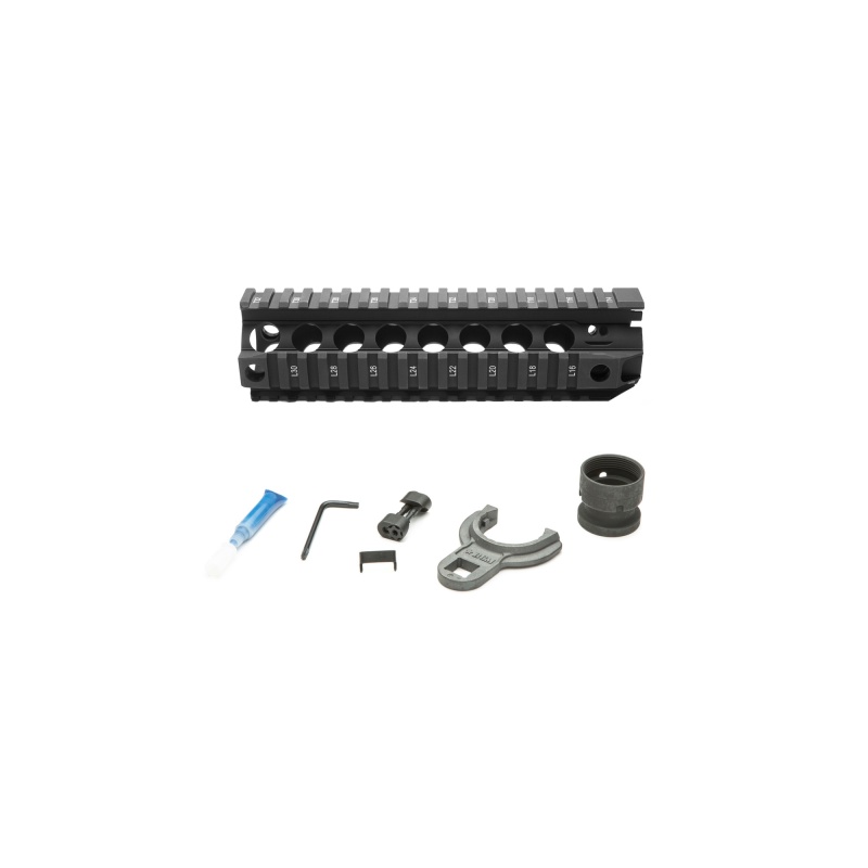 Bravo Company, Quad Rail, Picatinny Rail, Fits Ar Rifles, 8", Black