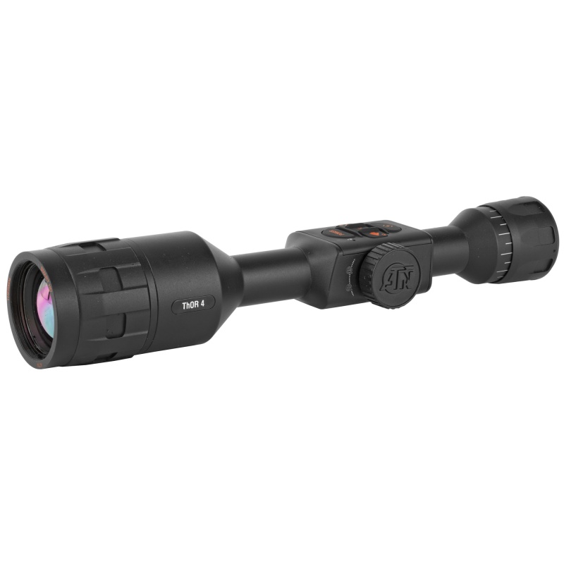 Atn, Thor 4 640, Thermal Rifle Scope, 2.5-25X50mm, 30Mm Main Body Tube, 640X480 Sensor Resolution, 7 Different Reticles In Red/Green/Blue/White/Black, Full Hd Video Record, Wifi, Gps, Smooth Zoom And Smartphone With Ios Or Android, Matte Finish, Black