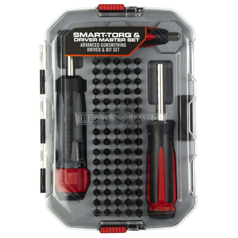 Smart Torq & Driver 83-Piece Screwdriver Set, Black Handle