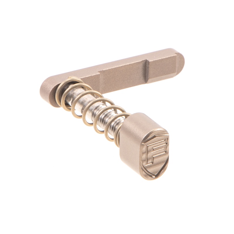 Fortis Manufacturing, Inc., Billet Magazine Catch And Release, Nitride Finish, Flat Dark Earth, Fits Ar-15