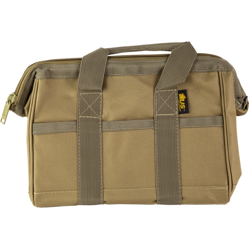 Us Peacekeeper, Ammo Bag, Range Bag, 12"X9"x7", 600 Denier Polyester, Tan