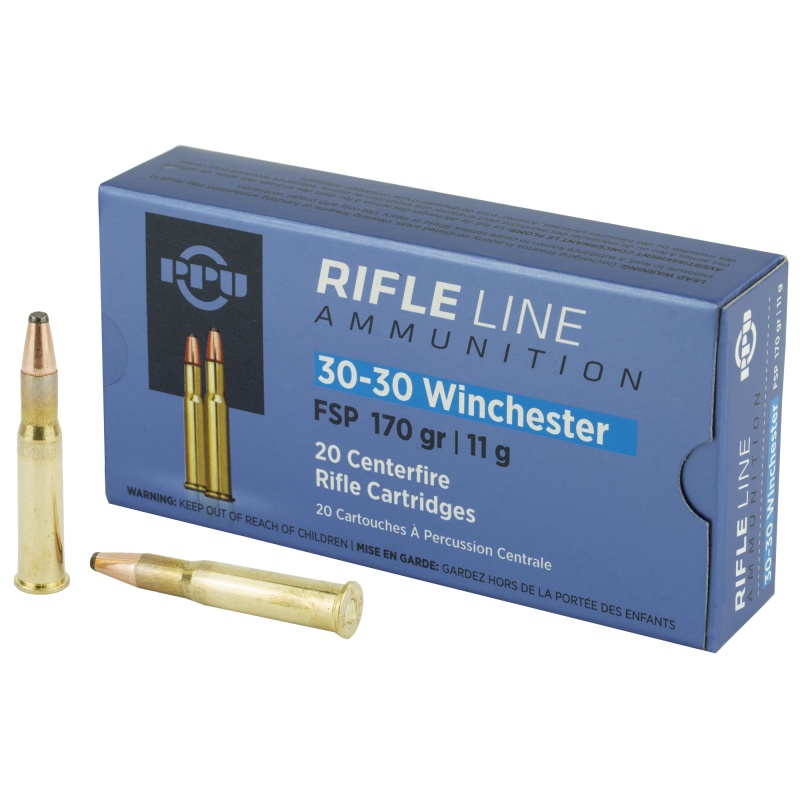 Prvi Partizan, Rifle, 30-30, 170 Grain, Flat Soft Point, 20 Round Box