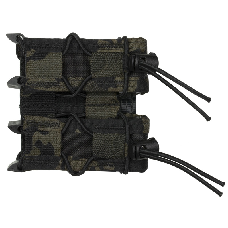 High Speed Gear, Pistol Taco, Double Magazine Pouch, Molle, Fits Most Pistol Magazines, Hybrid Kydex And Nylon, Multicam Black