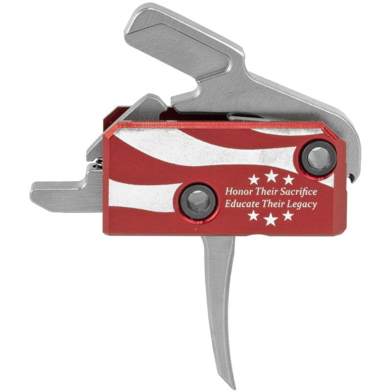Rise Armament, Patriot Trigger, Red, Includes Challenge Coin And Anti-Walk Pins, Folds Of Honor Edition