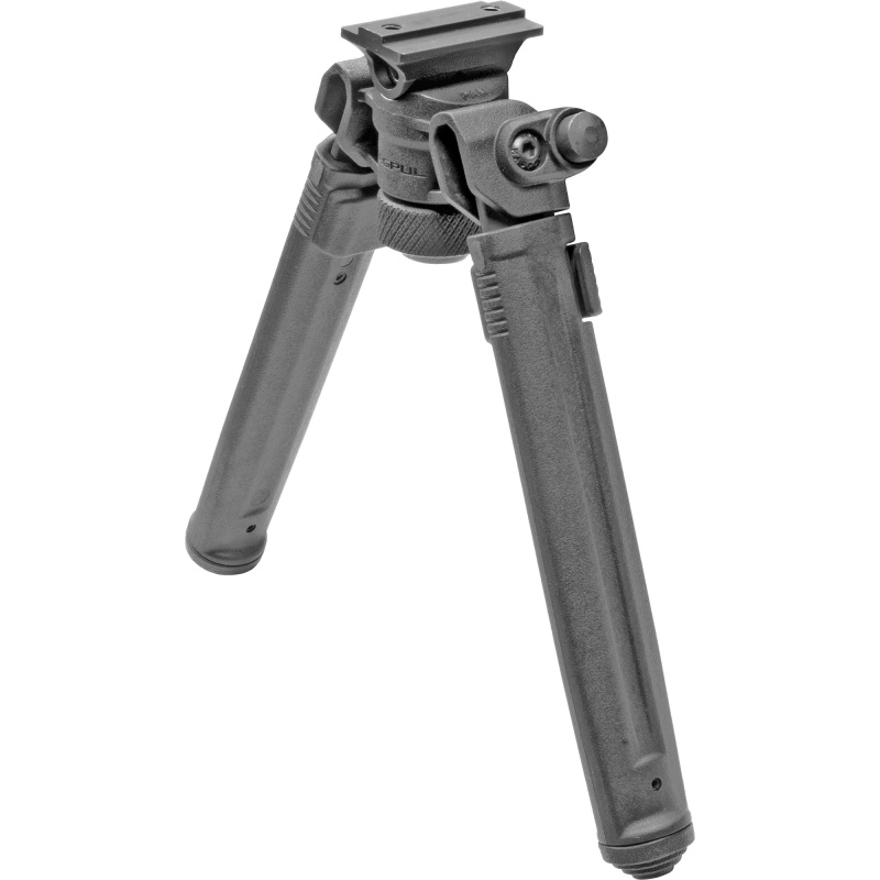 Magpul Industries, Bipod, Hard Anodized 6061 T-6 Aluminum, Fits A.R.M.S And 17S Style Rails, 6.3"-10.3" Length, Weight 11Oz, Black