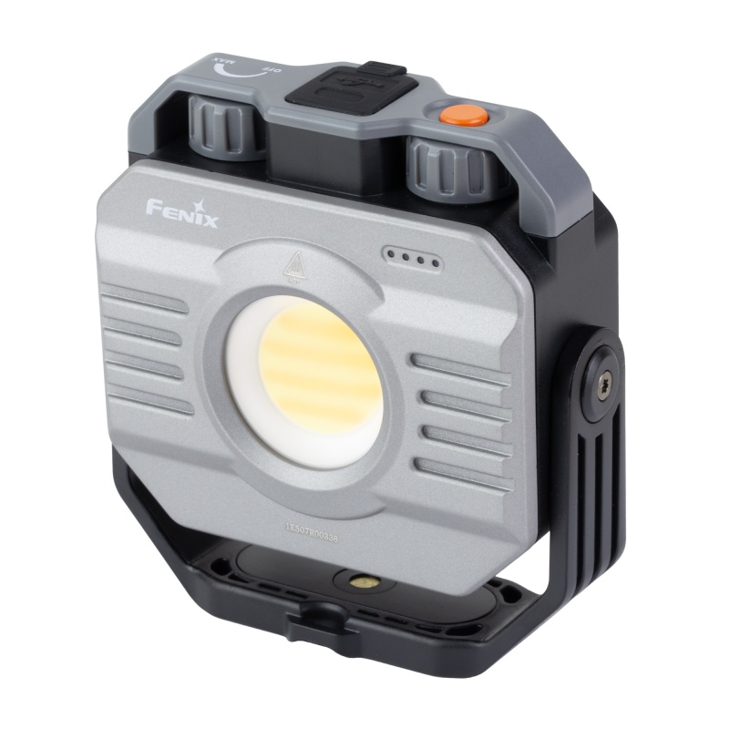 Fenix, Cl28r, Lantern, White/Red Led, 2,000 Lumens, Anodized Finish, Gray, Includes (2) Built-In 5000Mah Rechargeable Batteries