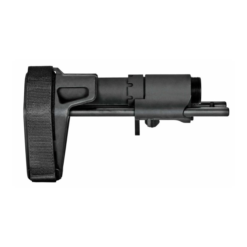 Sb Tactical, Pdw, Pistol Stabilizing Brace, Fits Ar15, Compatible With Standard Bcg And Carbine Buffers, Black, 3 Position Adjustable, Includes Adjustable Nylon Strap