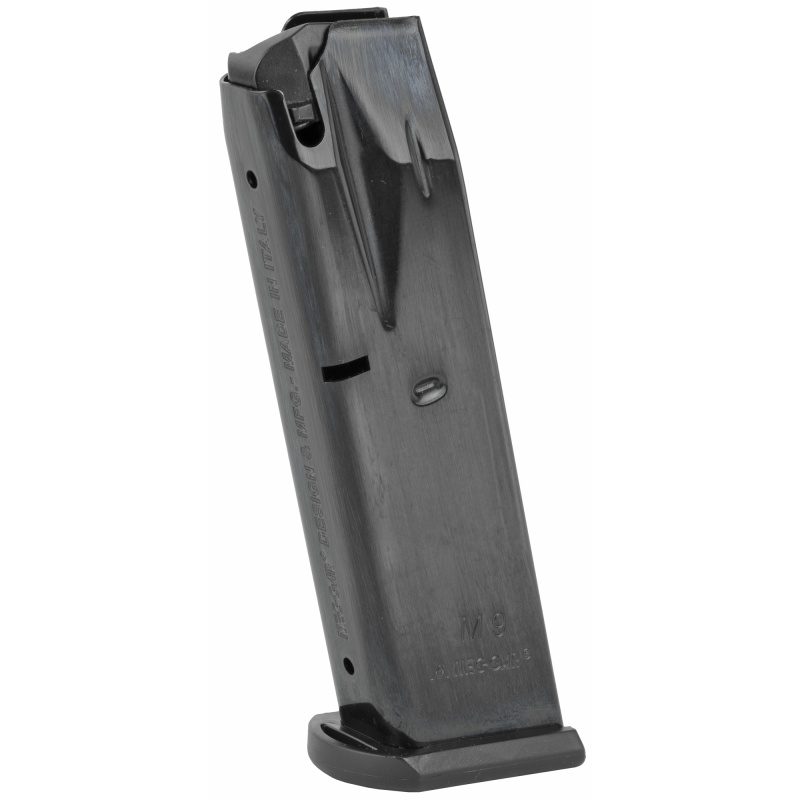 Mec-Gar Usa, Magazine, 9Mm, 10 Rounds, Fits Beretta 92, Blued Finish