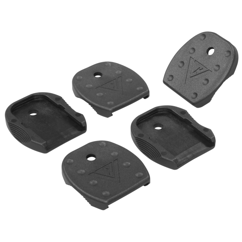 Tangodown, Vickers Tactical Base Pad, For Glock, Fits 45Acp/10Mm Magazines, Black Color, Five Pack