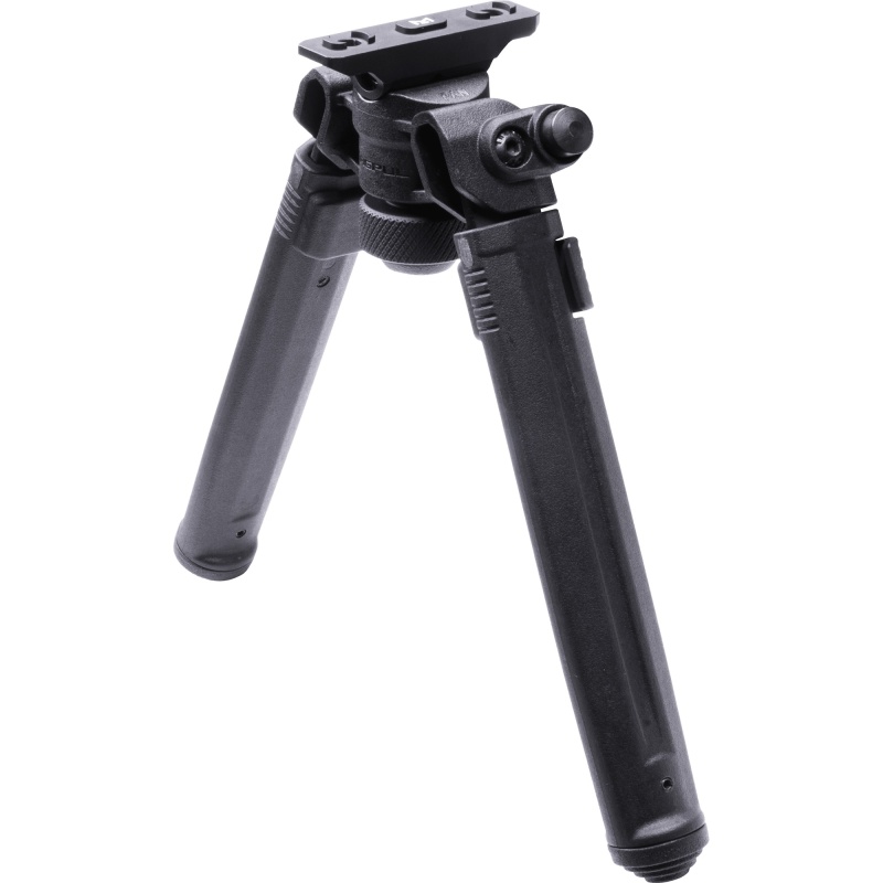 Magpul Industries, Bipod, Hard Anodized 6061 T-6 Aluminum, Fits M-Lok Rails, 6.3"-10.3" Length, Weight 11Oz, Black