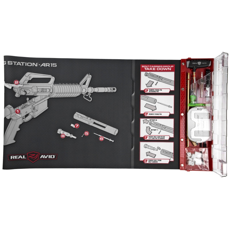 Real Avid, Master Cleaning Station, Ar15 Cleaning Kit, Deluxe Gun Mat With Set Of Cleaning Tools