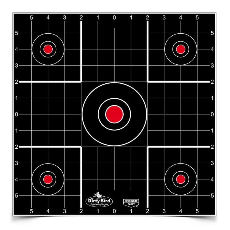 Birchwood Casey Dirty Bird Sight-In Targets, 12"