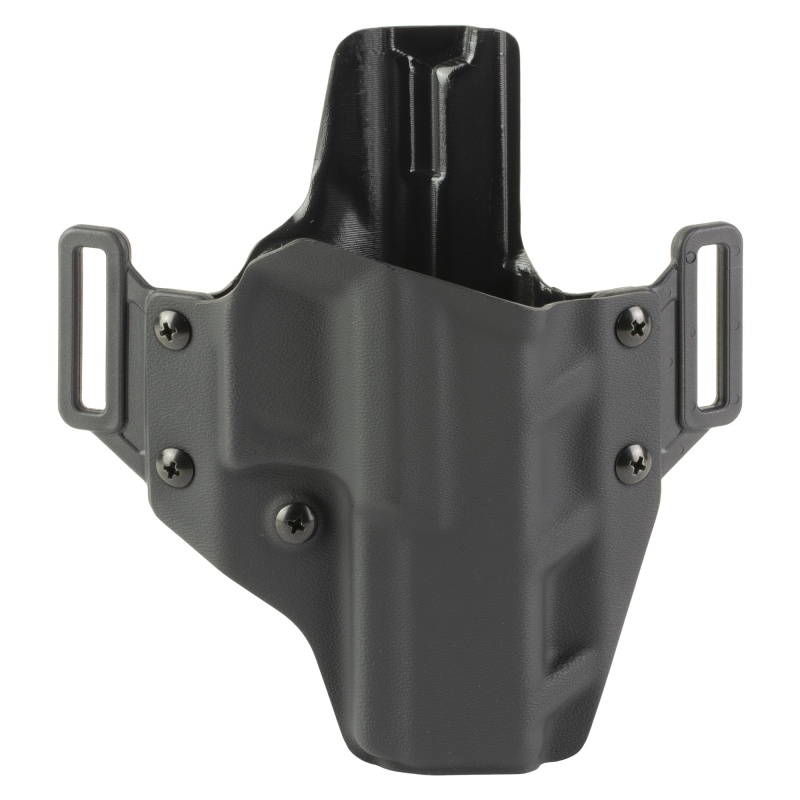 Crucial Concealment, Covert Owb, Owb Belt Holster, Fits Springfield Echelon, Kydex Construction, Black, Right Hand