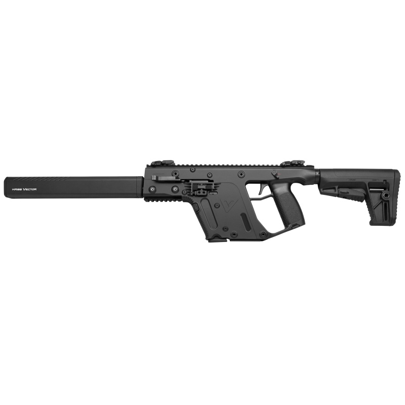 Kriss Usa, Inc, Vector Crb Gen Ii, Semi-Automatic Rifle, 9Mm, 16" Barrel, Matte Finish, Black, Fixed Polymer Grip, 6-Position Adjustable Stock, Low-Profile Flilp-Up Sights, Ambidextrous Safety, 40 Rounds, 1 Magazine